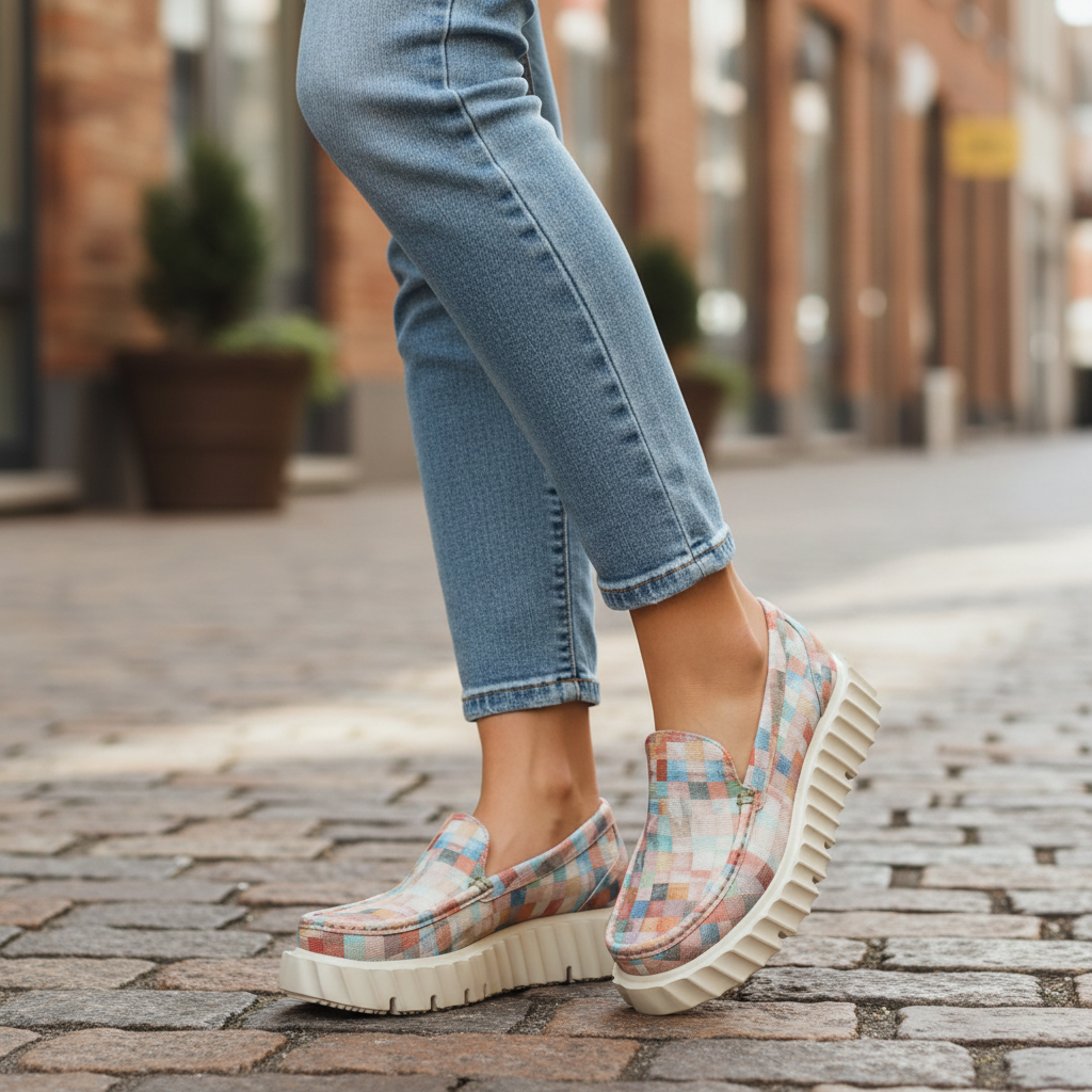 Bruno Menegatti Piemonte Mosaic Leather Loafer - Cobra Multi