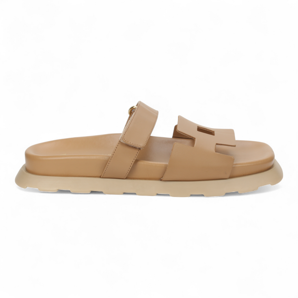 Carrano Flatform Leather Sandals - Riviera