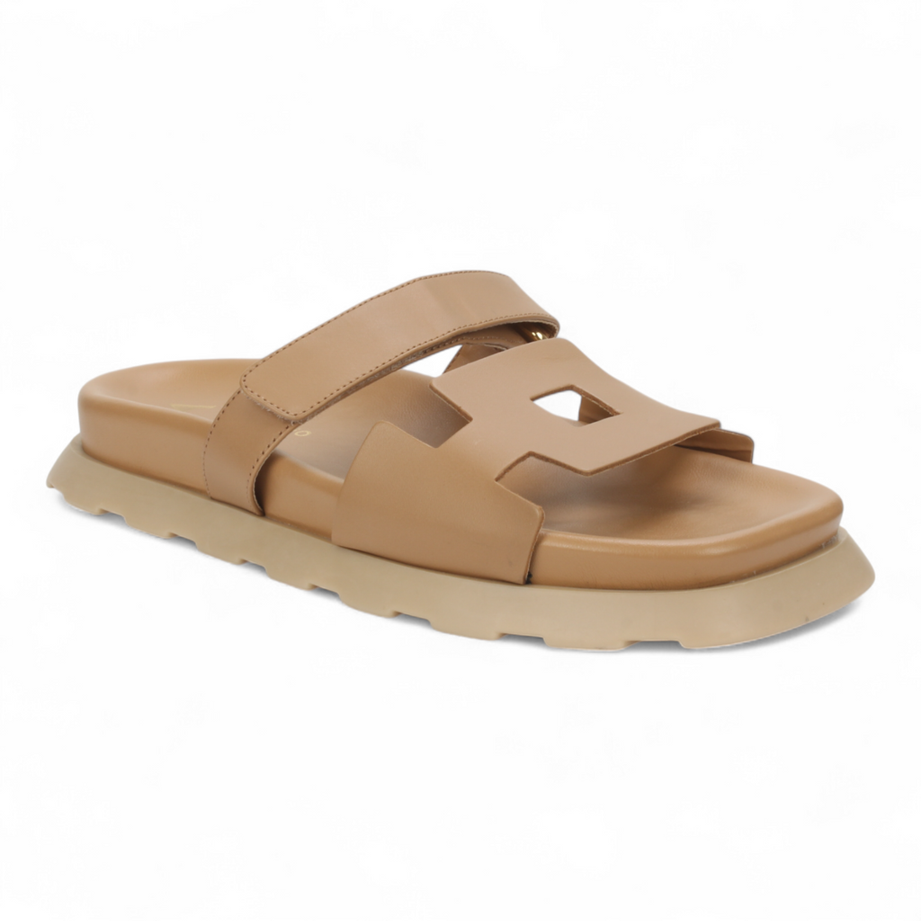 Carrano Flatform Leather Sandals - Riviera