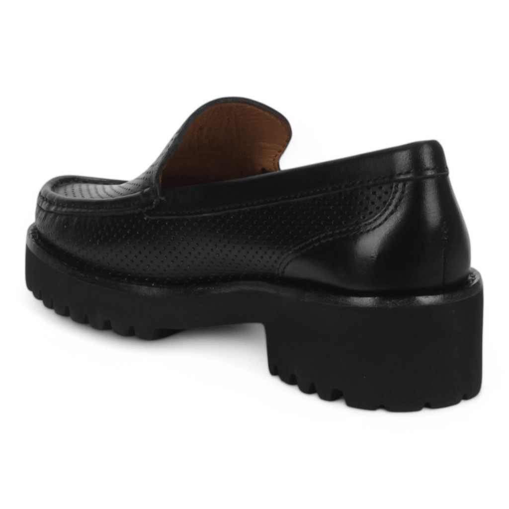 Bruno Menegatti Carrera Leather Loafer - Black