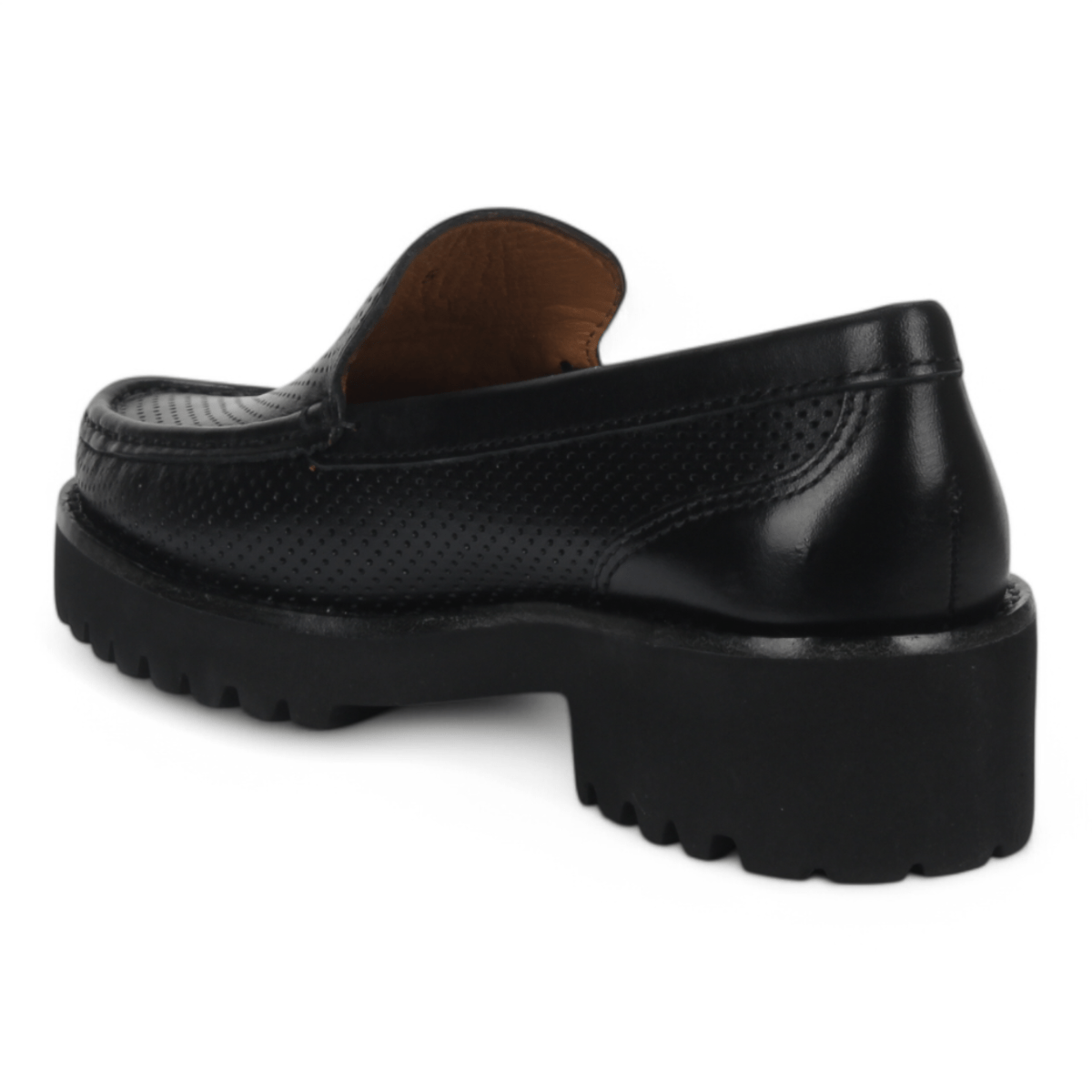 Bruno Menegatti Carrera Leather Loafer - Black