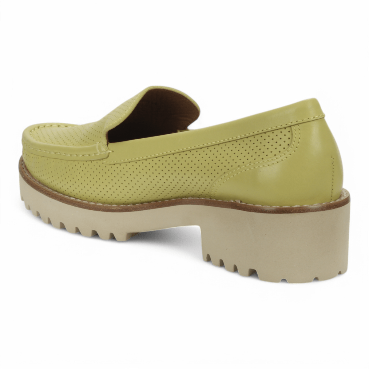 Bruno Menegatti Carrera Leather Loafer - Lemon