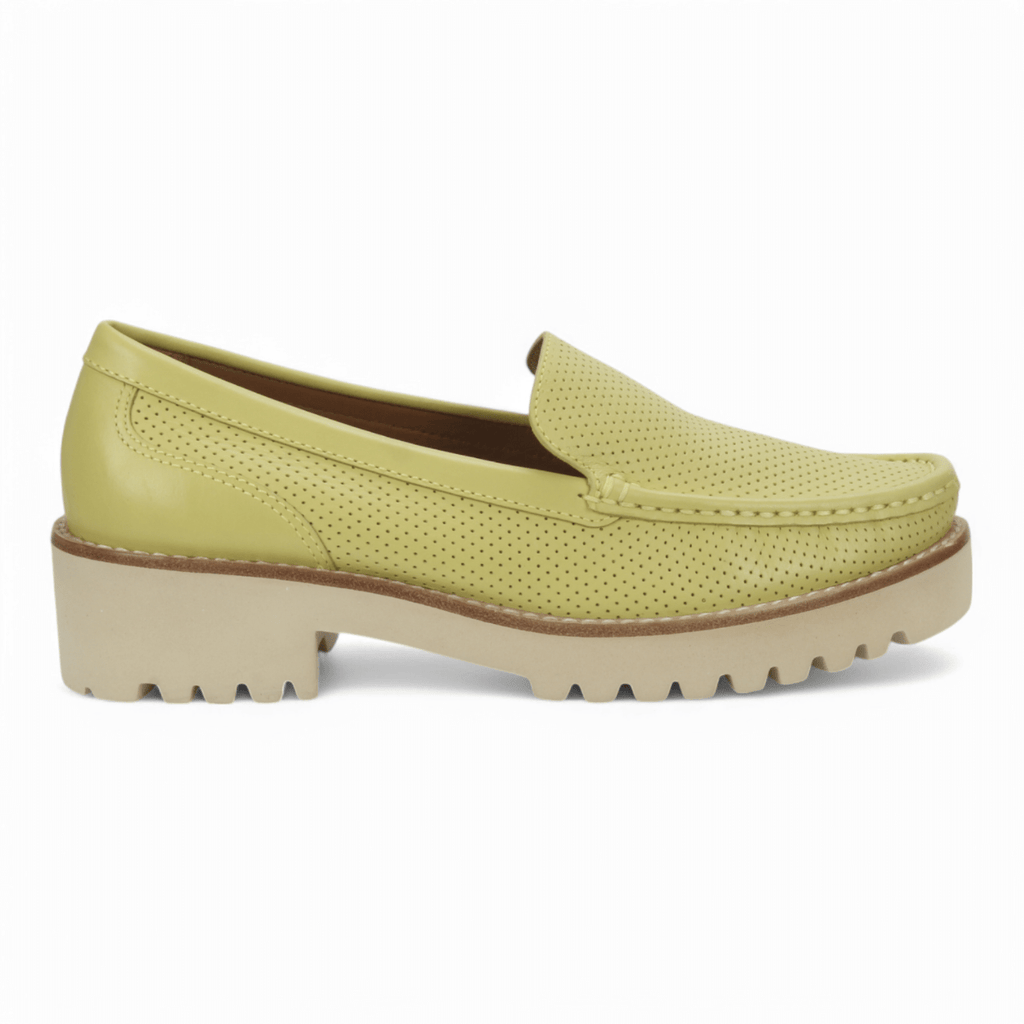Bruno Menegatti Carrera Leather Loafer - Lemon