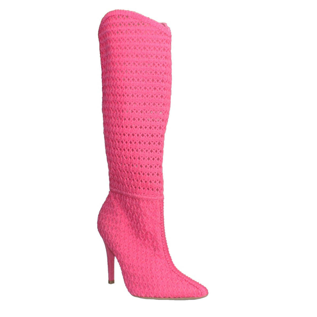 Bruno Menegatti Emily Tall Crochet Boot-Pink