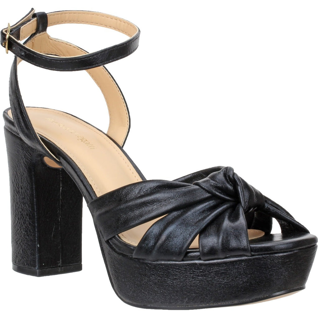 Bruno Menegatti Lauren Leather Dress Sandal - Black