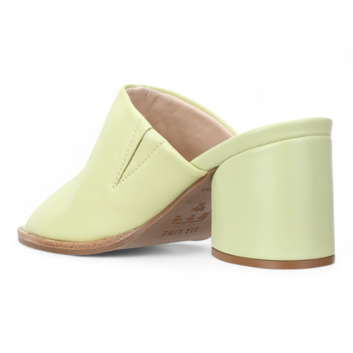 Bruno Menegatti Norah Leather Mule Sandal - Citrus