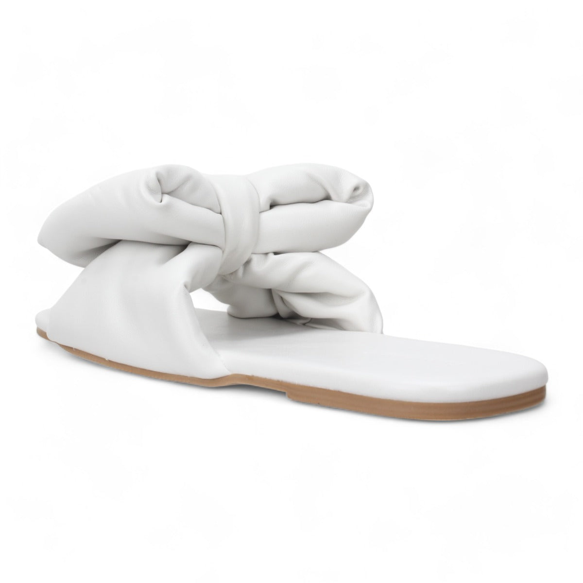 Bruno Menegatti Patti Super Bow Flat Sandal - Off White