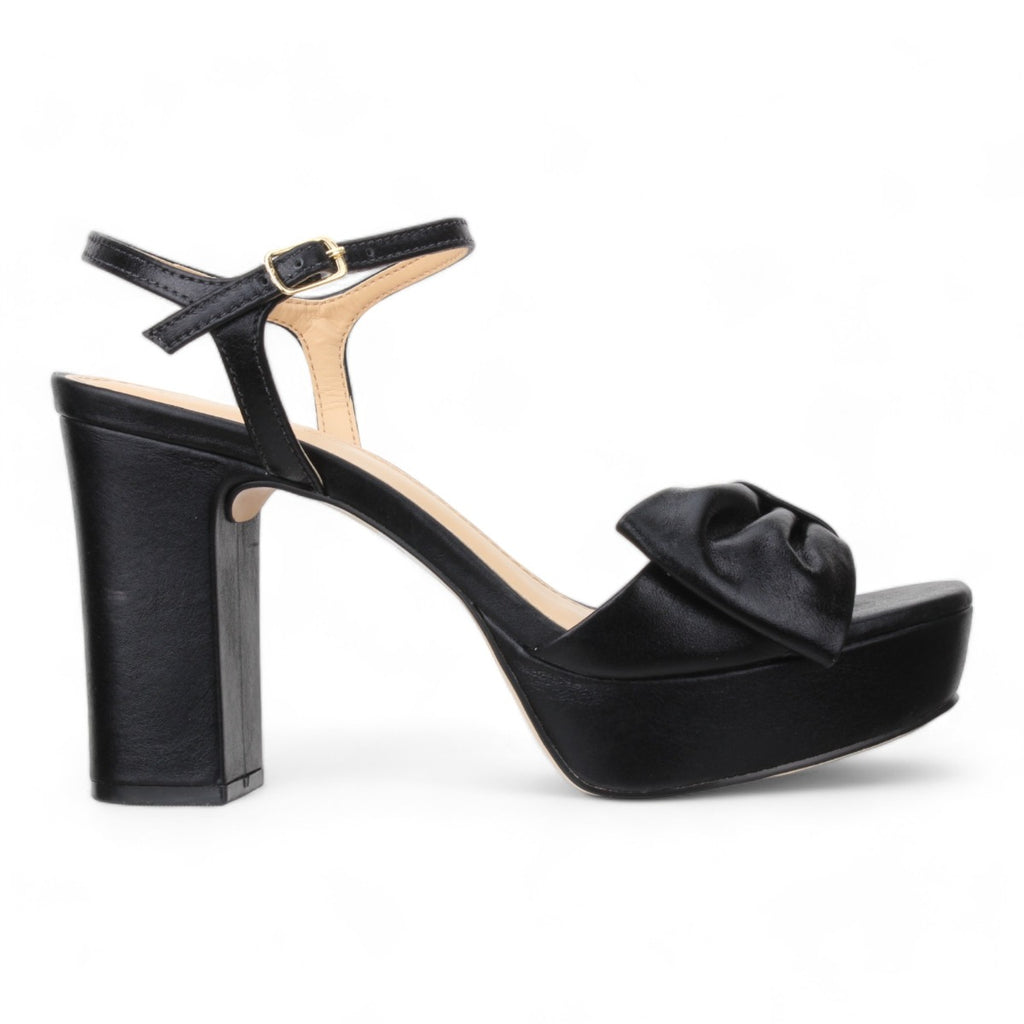 Bruno Menegatti Thelma Leather Dressy Platform - Black
