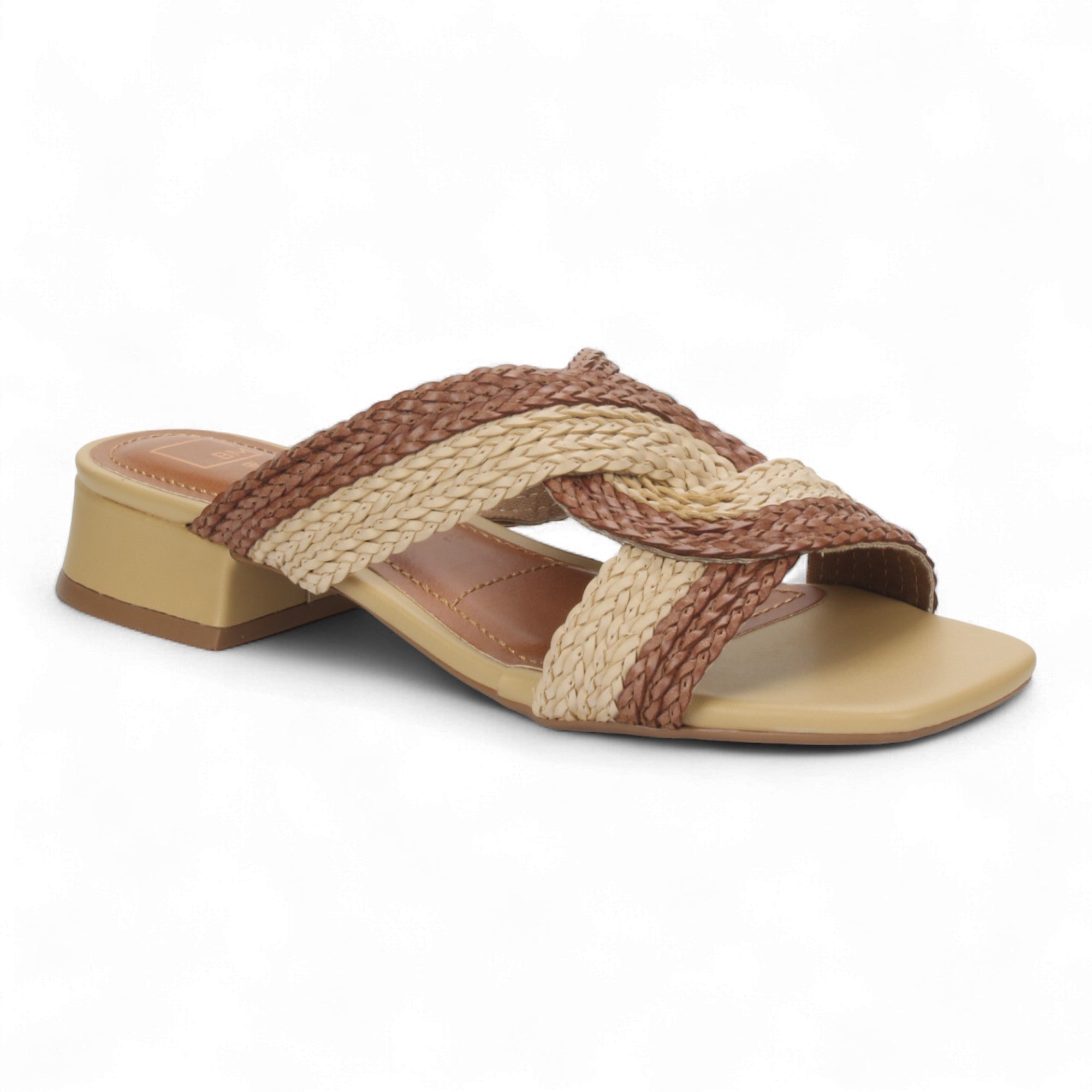 Bruno Menegatti Verina Sandals Straw/Cork - Natural Mousse