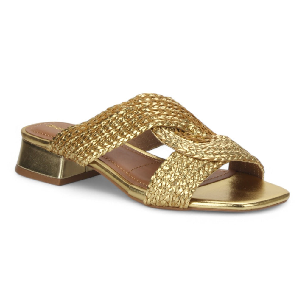 Bruno Menegatti Verina Slide Sandal - Gold