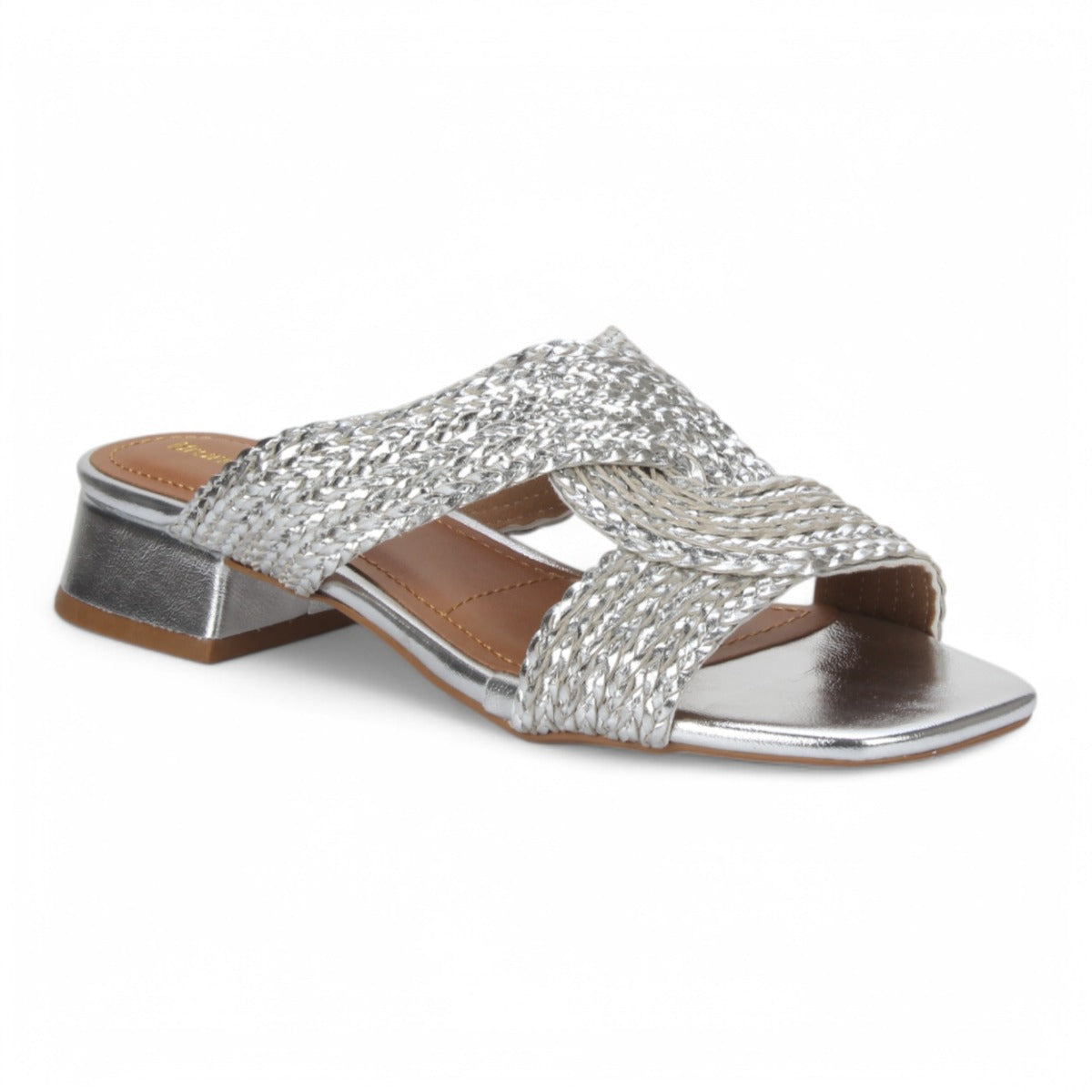 Bruno Menegatti Verina Slide Sandal - Silver