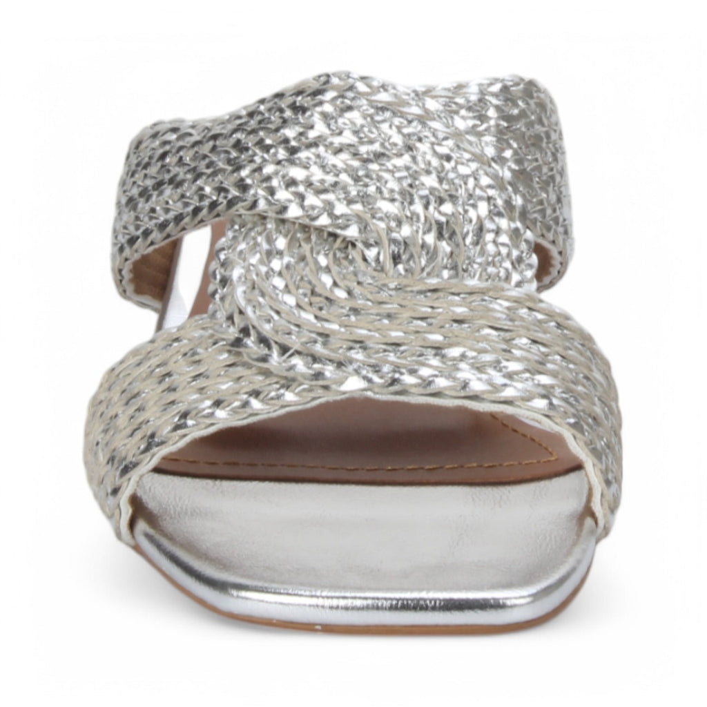 Bruno Menegatti Verina Slide Sandal - Silver