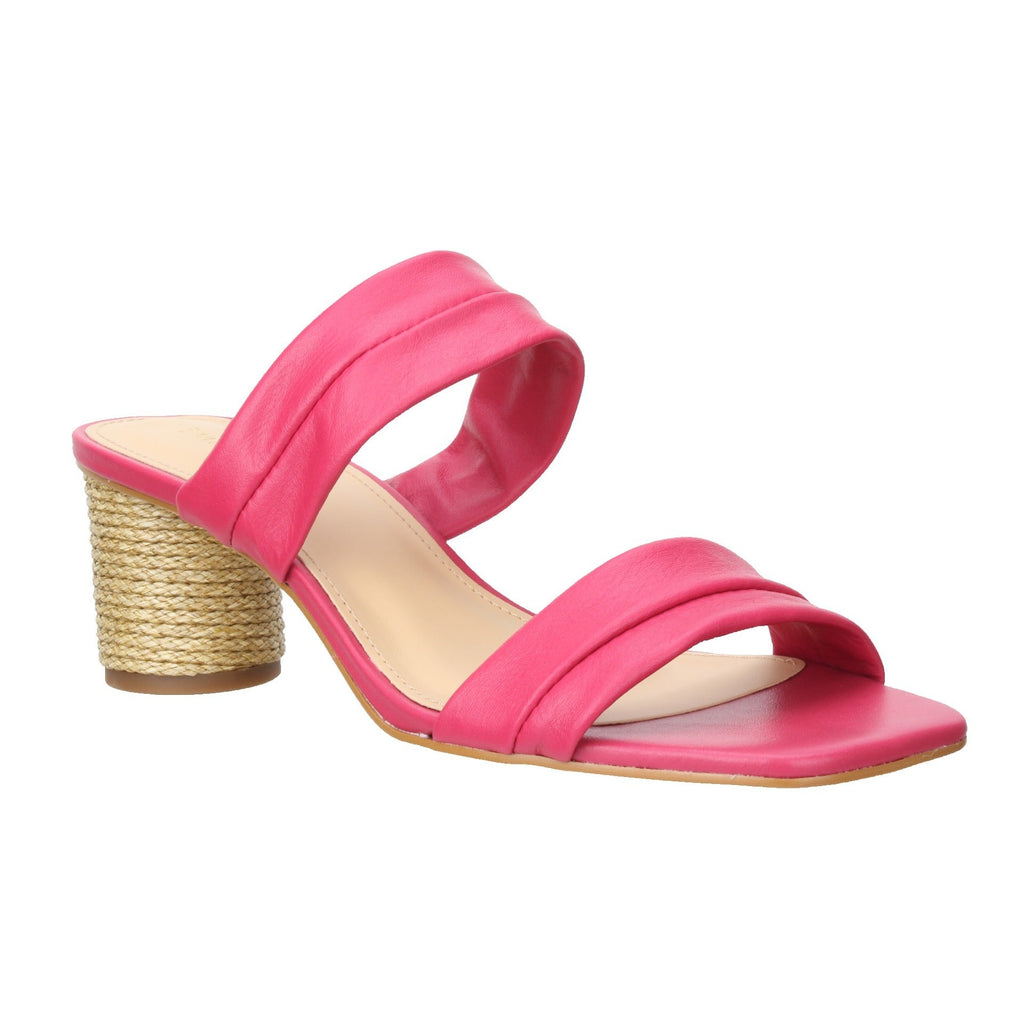 Bruno Menegatti Victoria Leather Slide Sandal - Fuscia