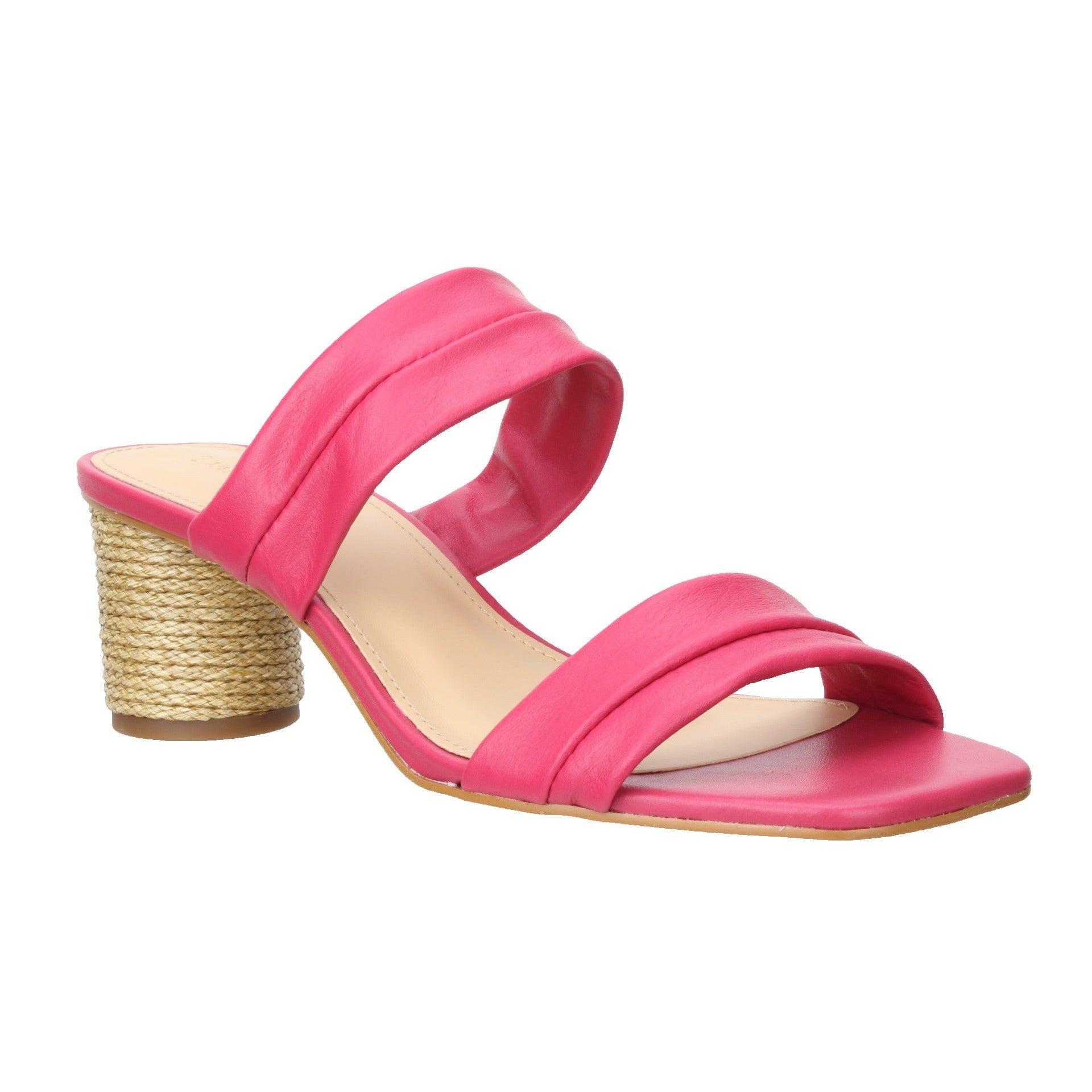 Bruno Menegatti Victoria Leather Slide Sandal - Fuscia