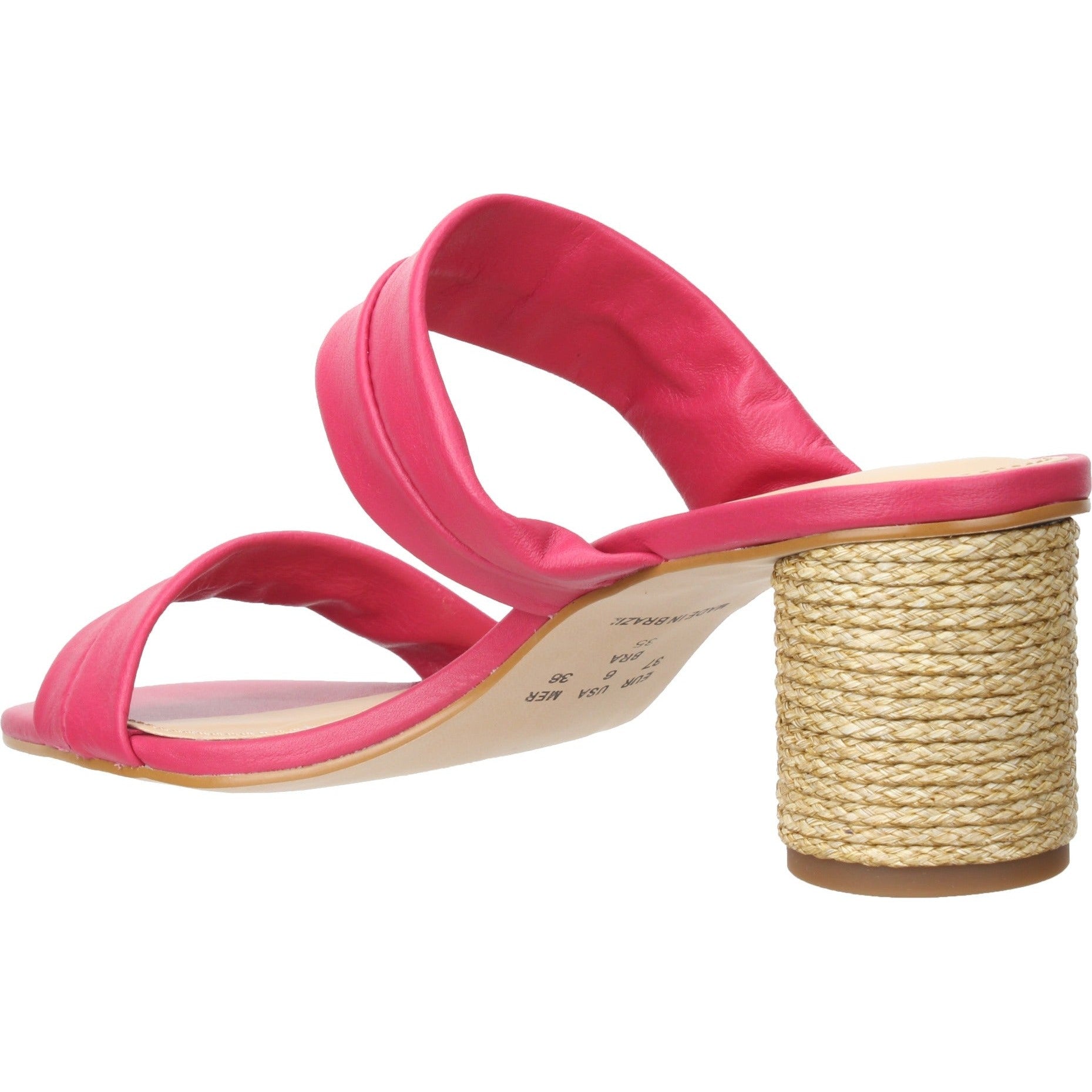 Bruno Menegatti Victoria Leather Slide Sandal - Fuscia