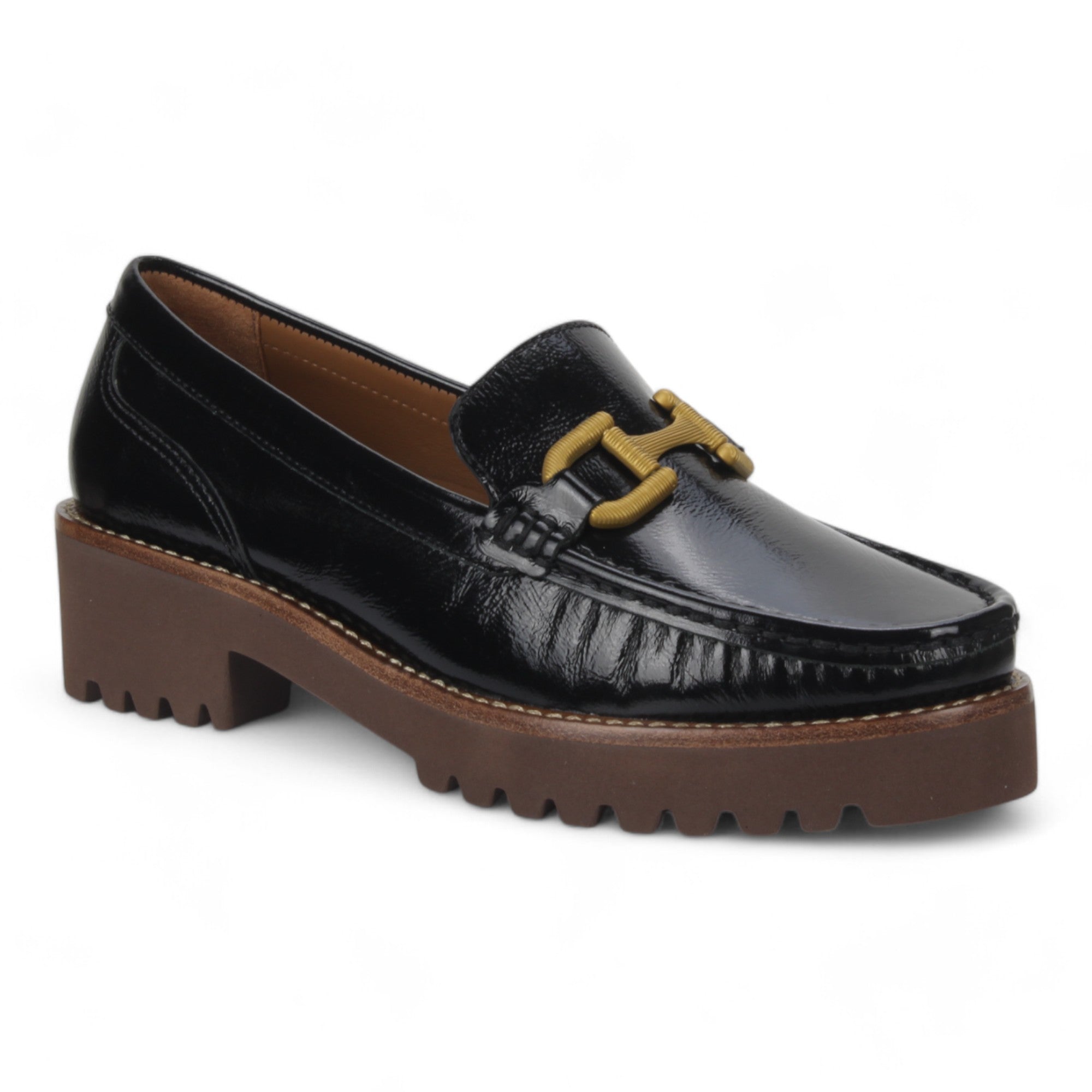 Bruno Menegatti Women's Carrera Loafer Leather - Black