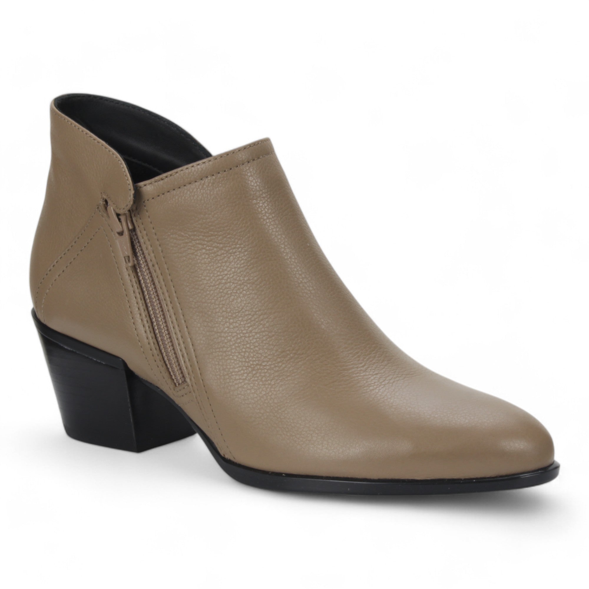 Bruno Menegatti Women's Leather Bootie - Taupe