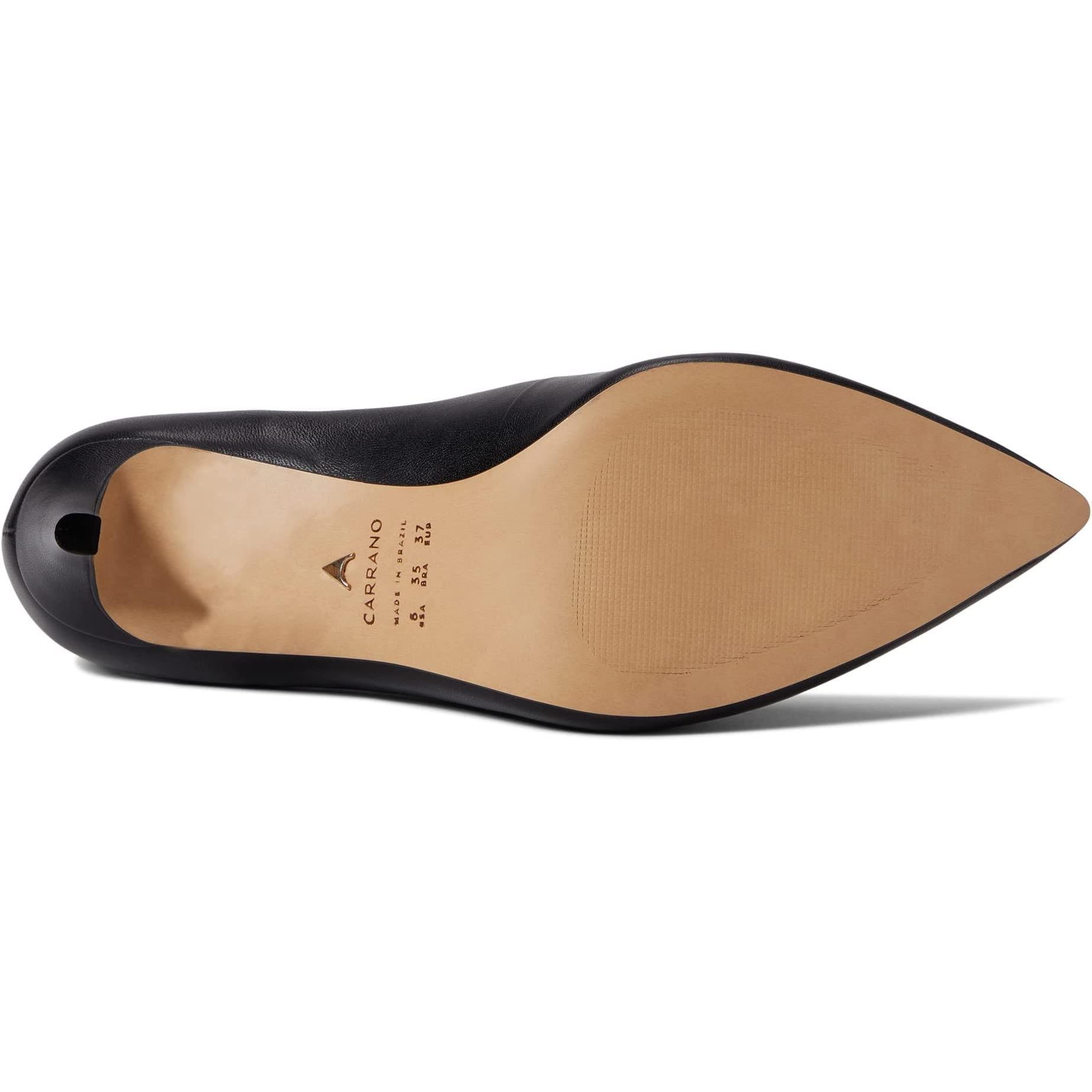 Carrano Beatriz Classic Leather Pump - Black