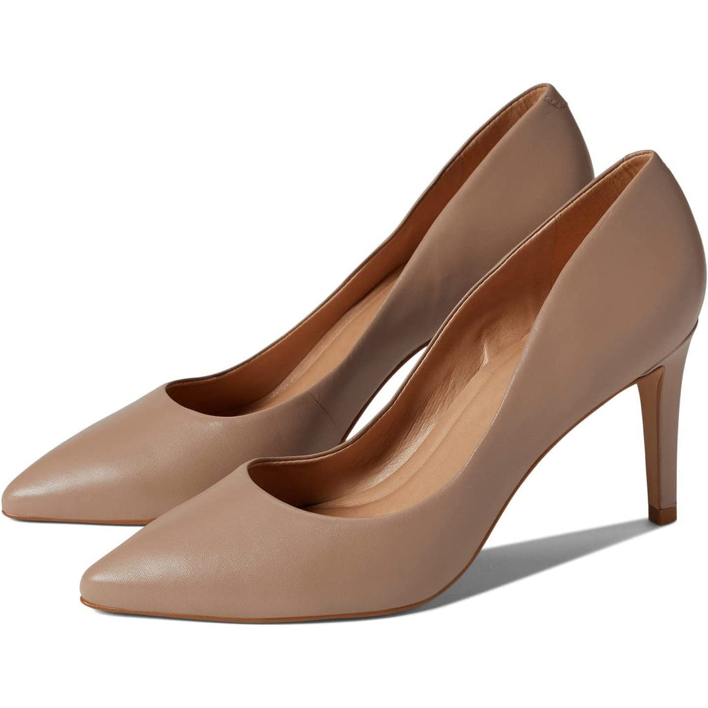 Carrano Beatriz Leather Pump- Taupe