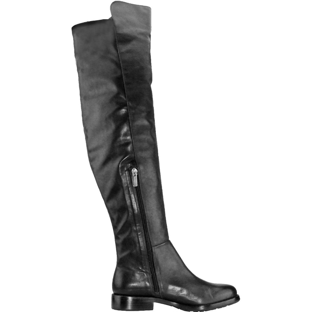 Carrano Carmelita Leather Tall Boot - Black