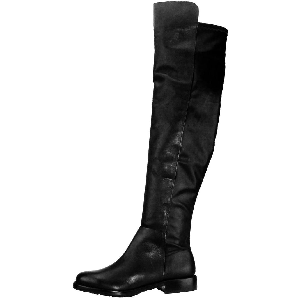 Carrano Carmelita Leather Tall Boot - Black