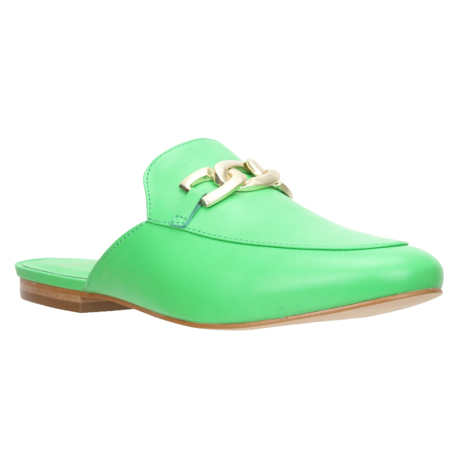 Carrano Julietta Leather Mule-Green