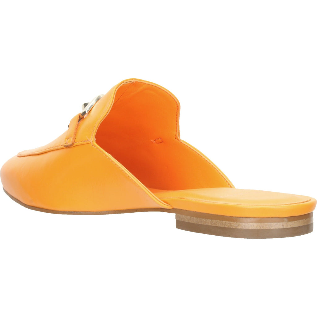 Carrano Julietta Leather Mule-Tangerine