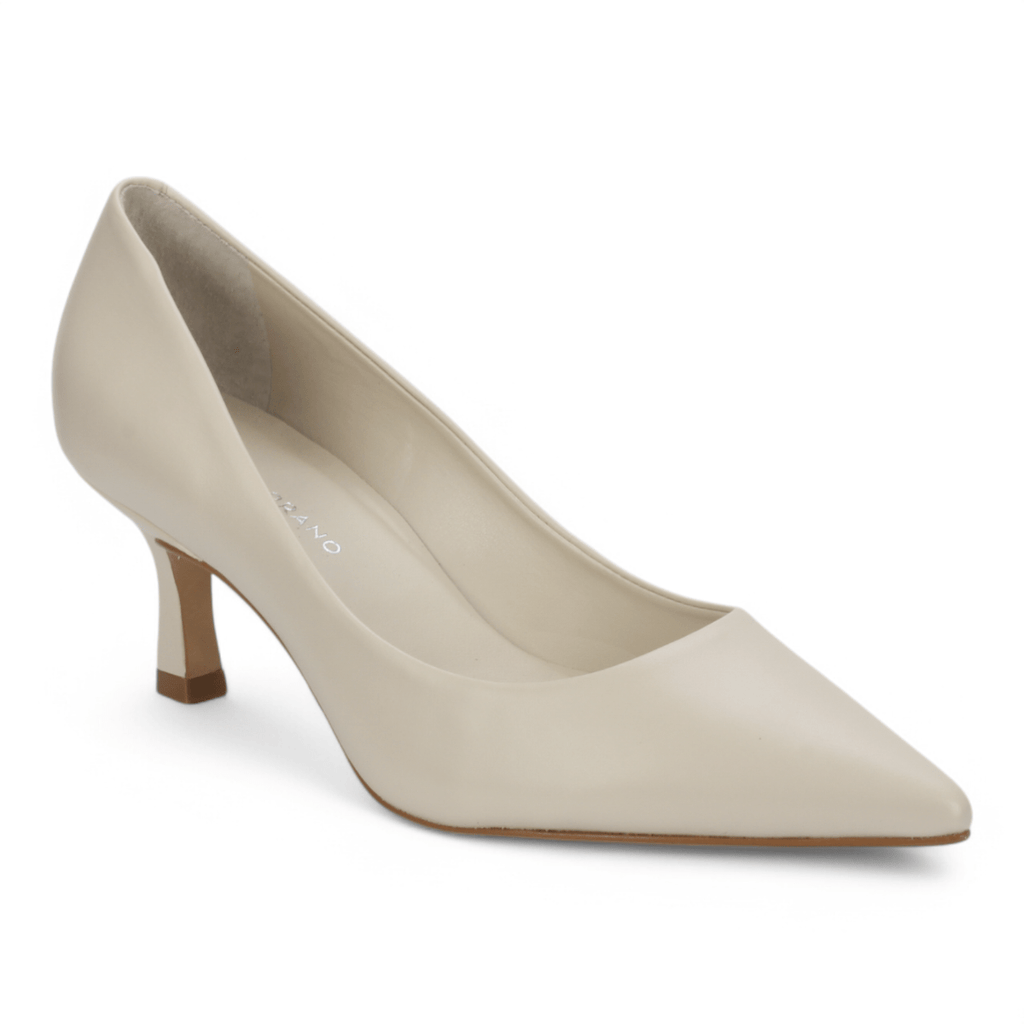 Carrano Leather Pump - Latte