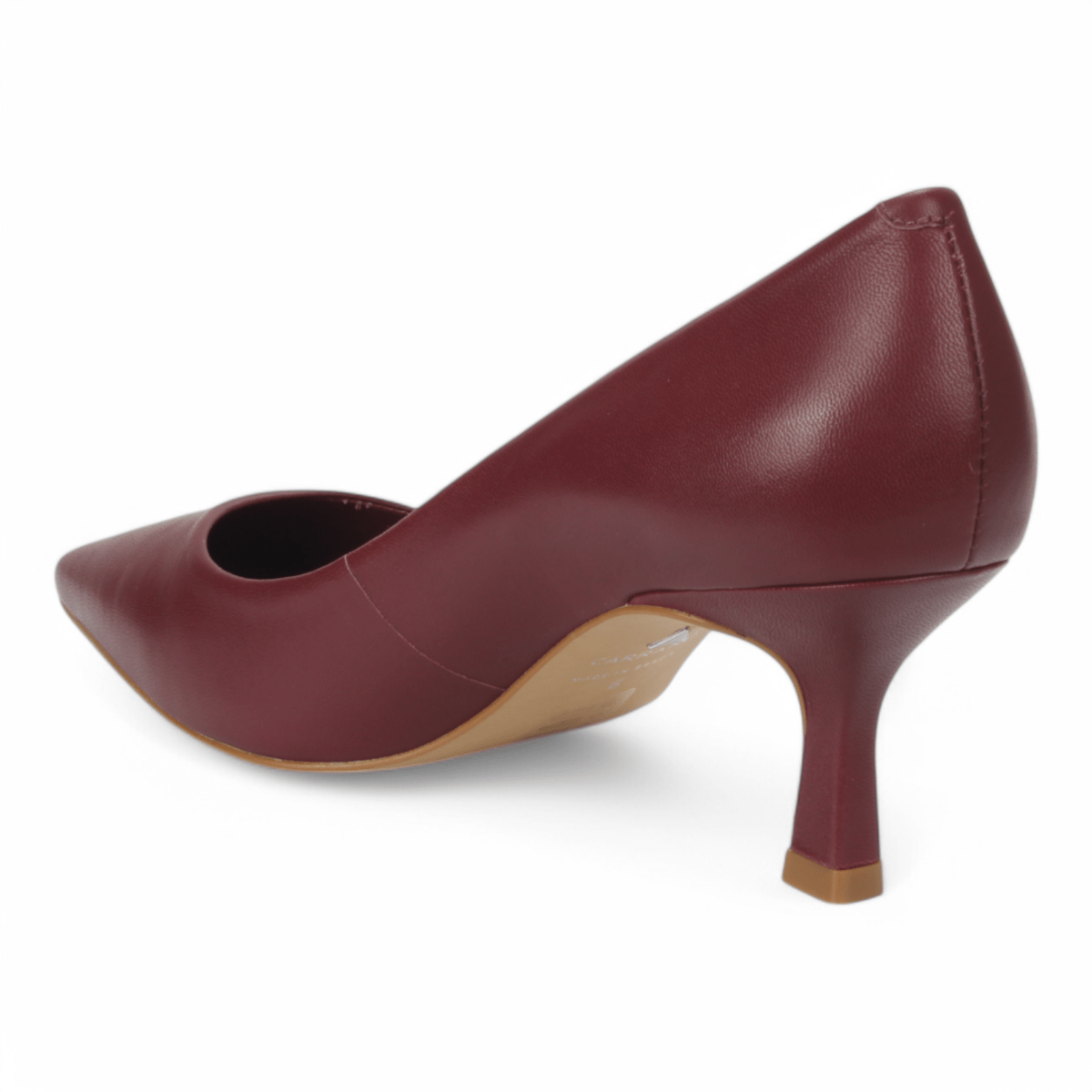 Carrano Leather Pump - Syrah