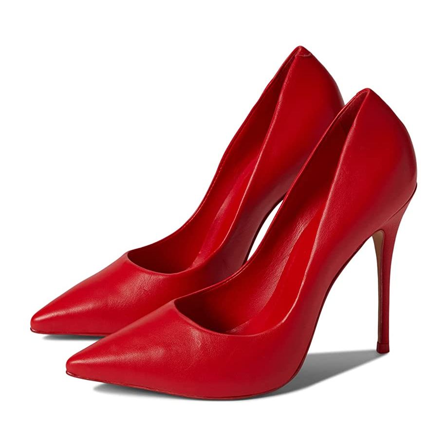 Carrano Loretta Leather Pump - Red