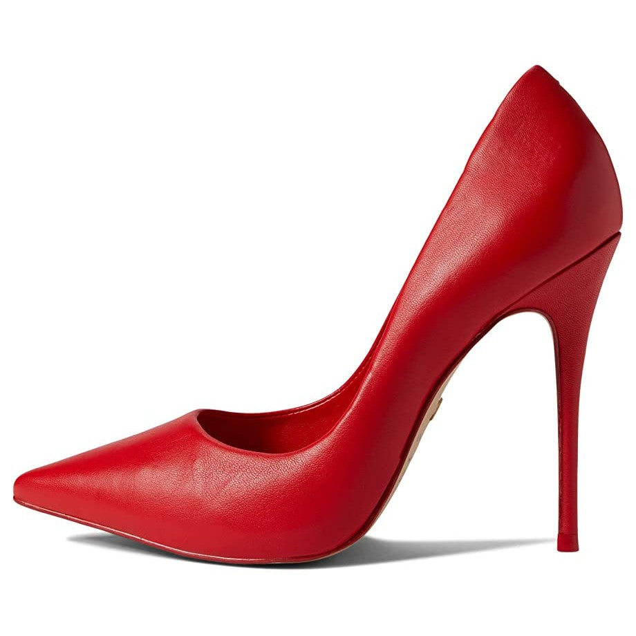 Carrano Loretta Leather Pump - Red