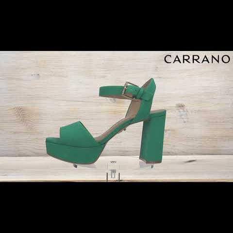 Carrano Maria Platform Sandal - Green