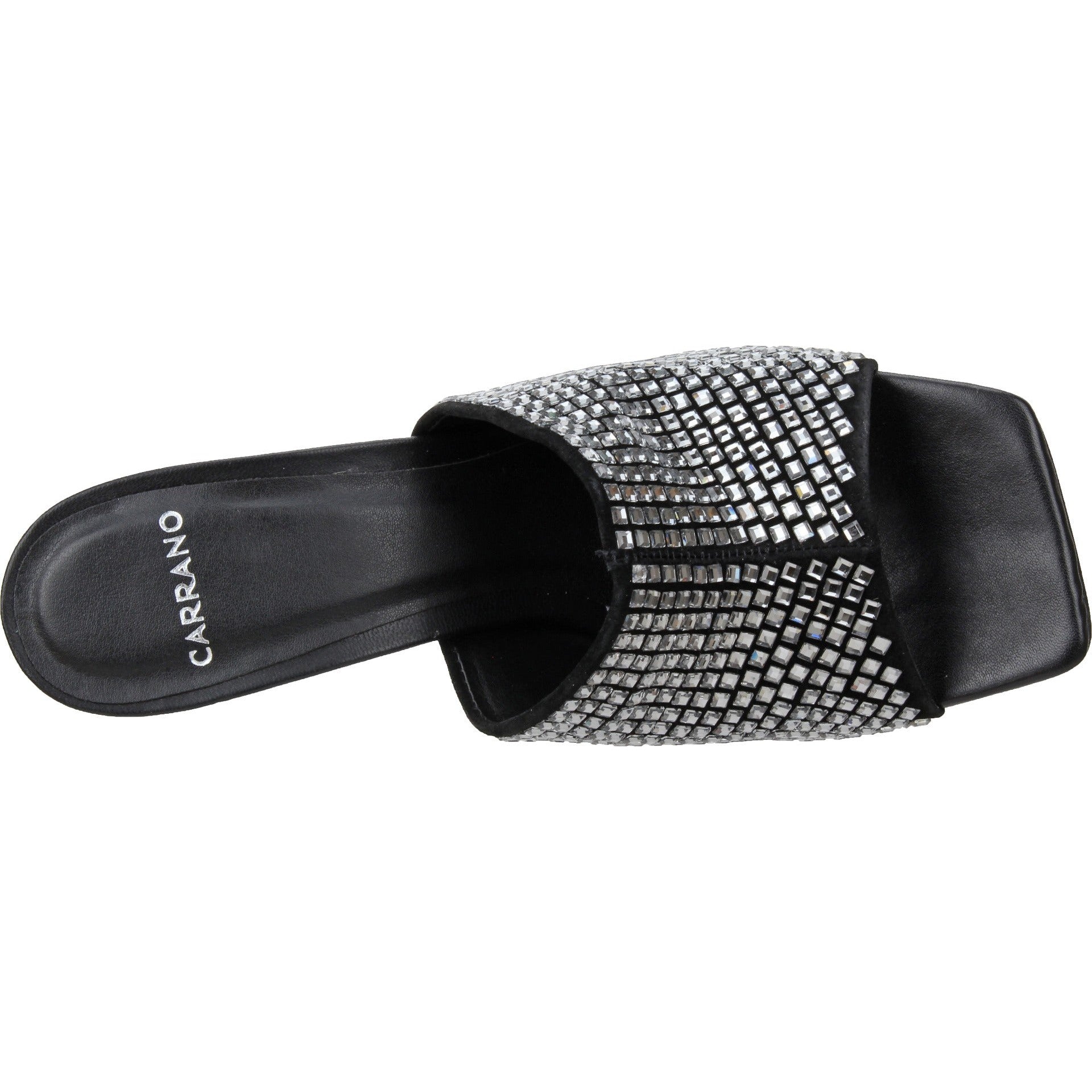 Carrano Perla Leather Sandal - Black