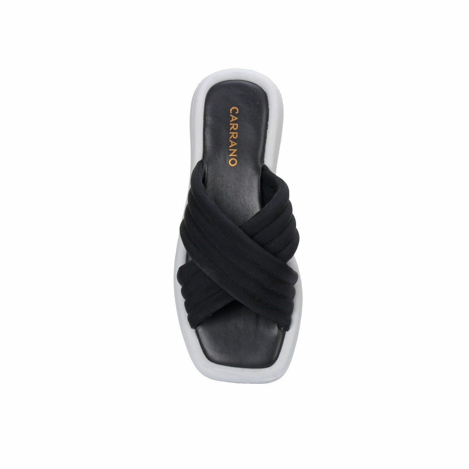Carrano Platform Slide Sandal - Black