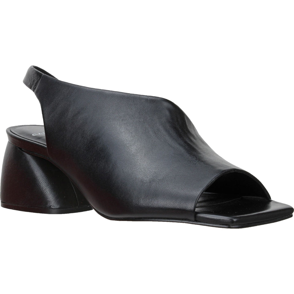 Carrano Rexana Slingback Leather Sandal-Black
