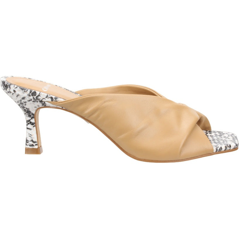 Carrano Sage Slide Leather Sandal-Viper Croissant