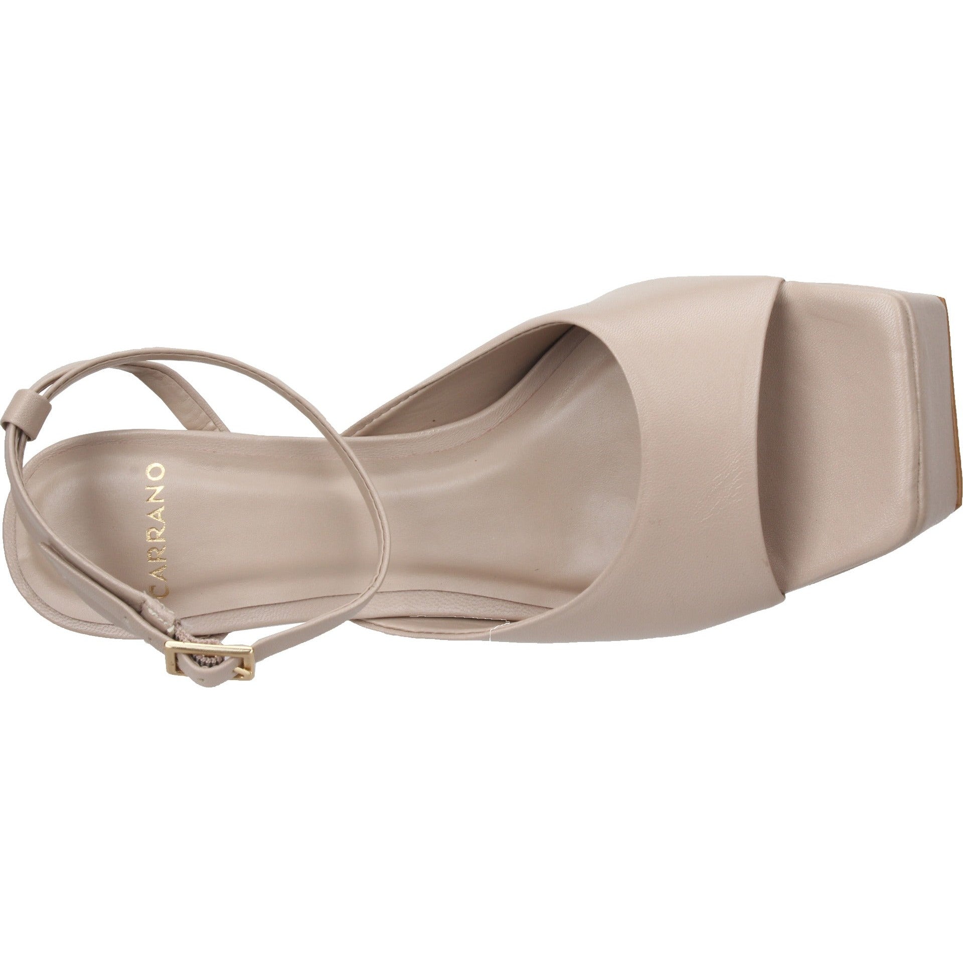 Carrano Zaylee Leather Platform Sandal - Nude