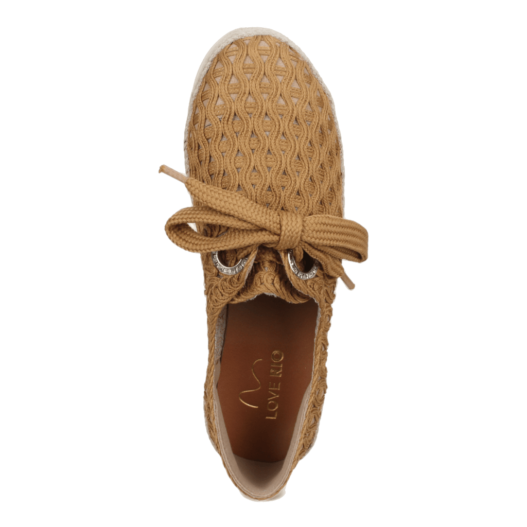 Love Rio Alisha Crochet Sneakers - Pecan