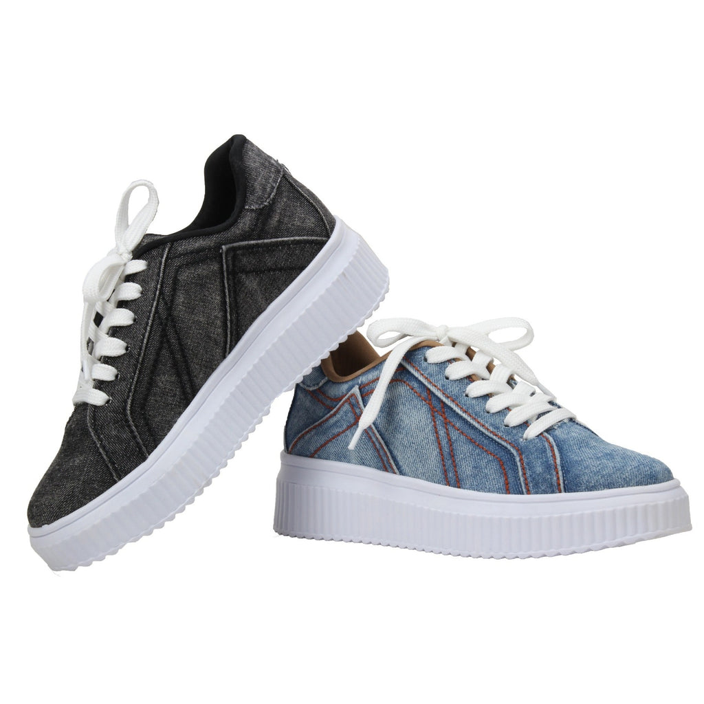 Love Rio Chuck Sneaker - Black Denim