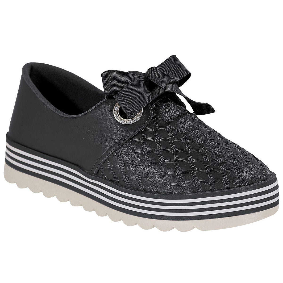 Love Rio Maple Lace up Sneakers - Black