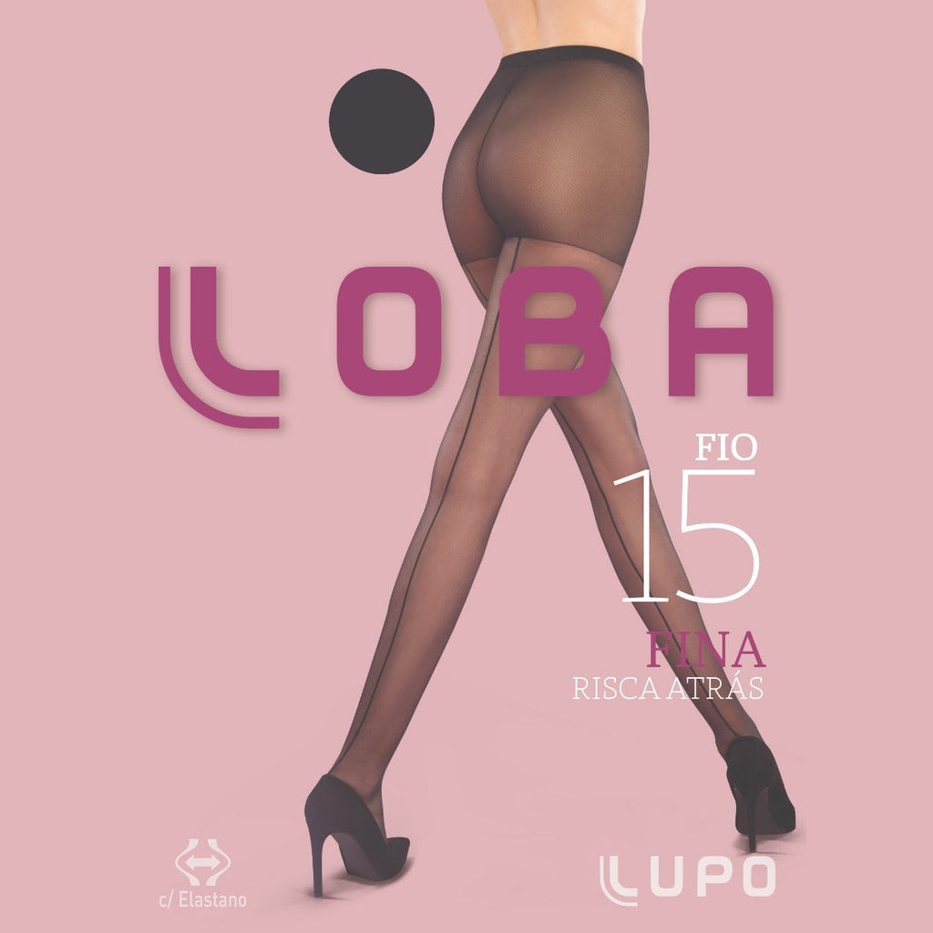 Lupo Pantyhose Back Seam 15 Denier