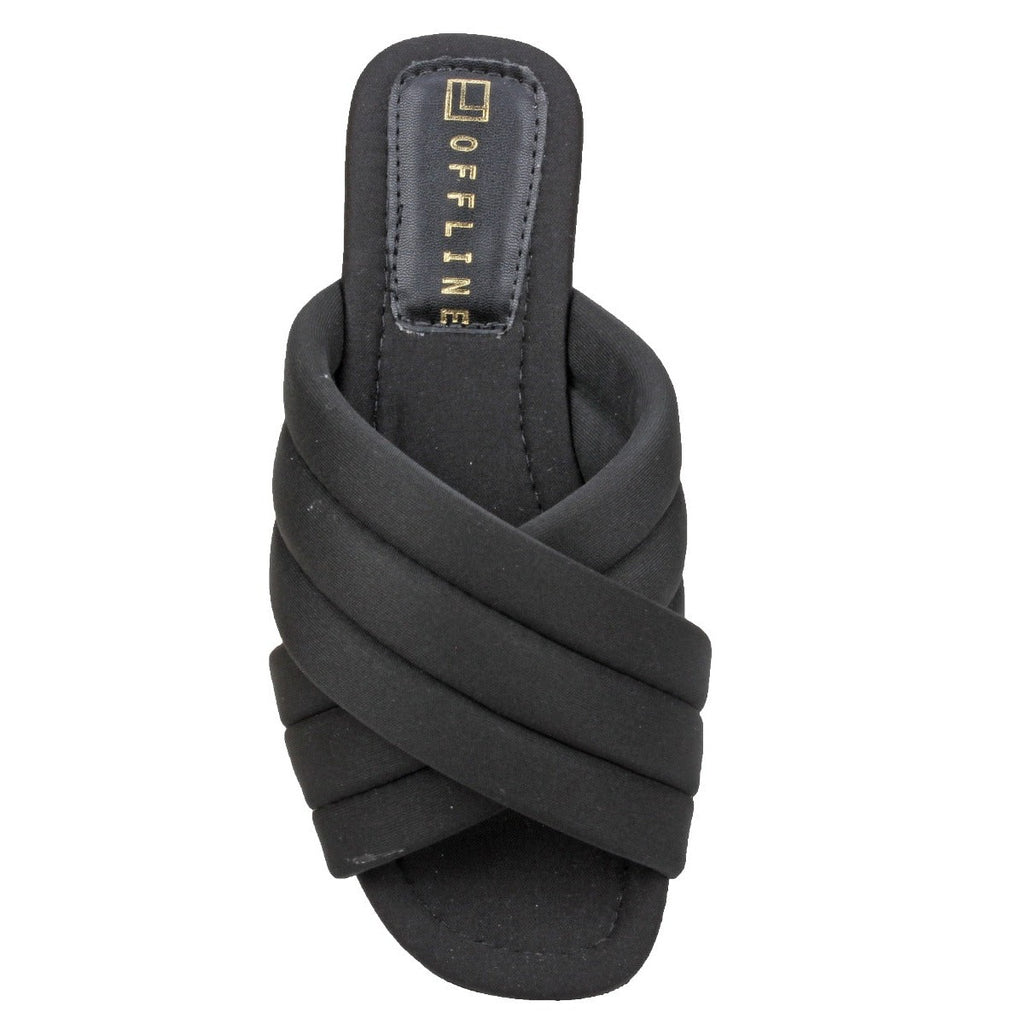 Offline Ariella Comfy Slide Sandal - Black