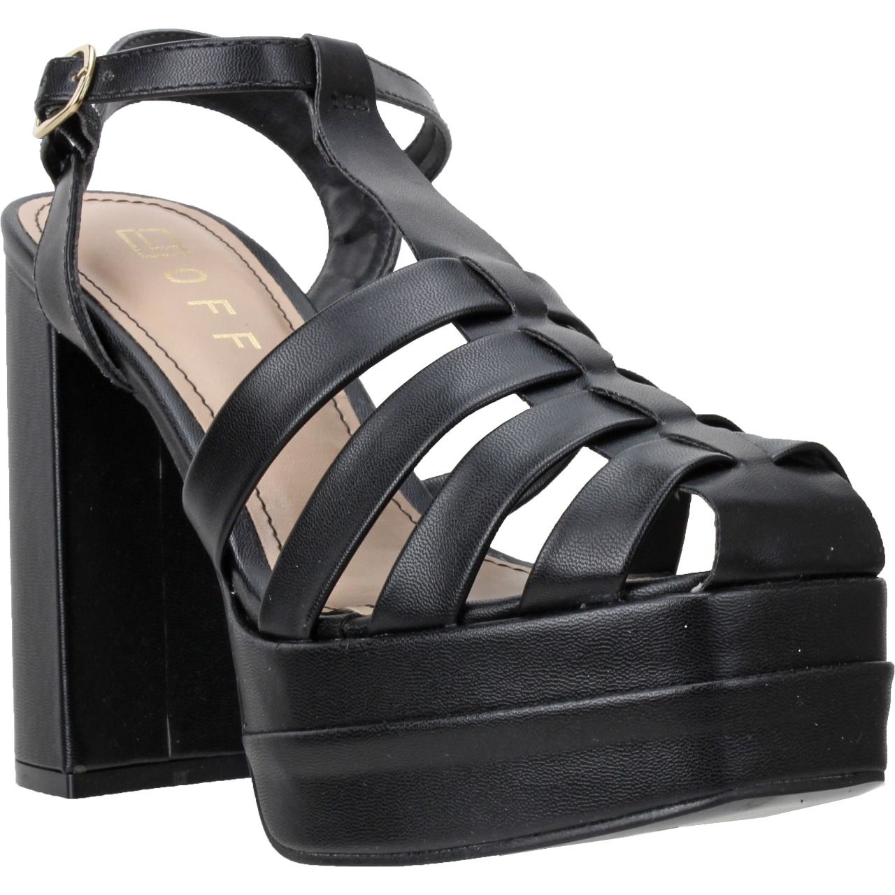 Offline Fisherman Platform Sandal - Black