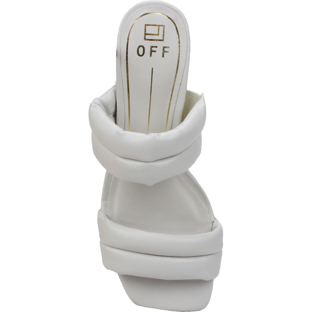 Offline Jolene Clear Heel Sandal - Off-White