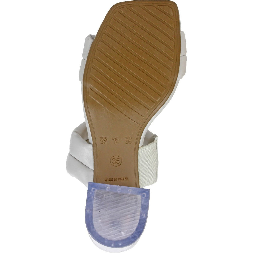 Offline Jolene Clear Heel Sandal - Off-White