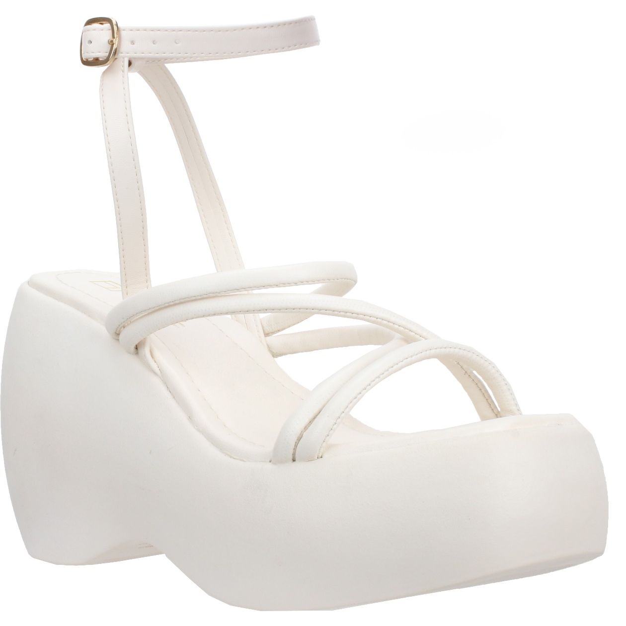 Offline Strappy Platform Sandal-Pearl