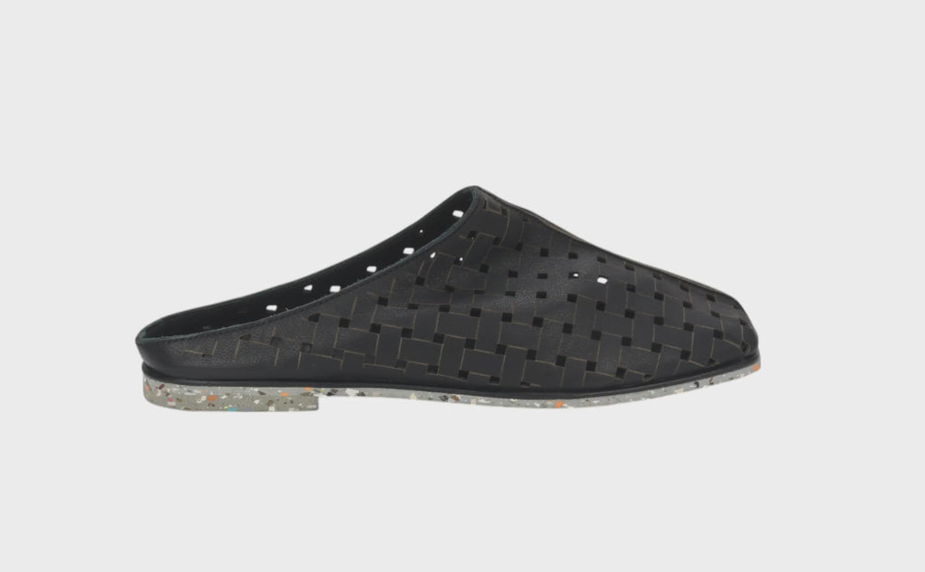 Bruno Menegatti Ipadma Mule Leather - Black