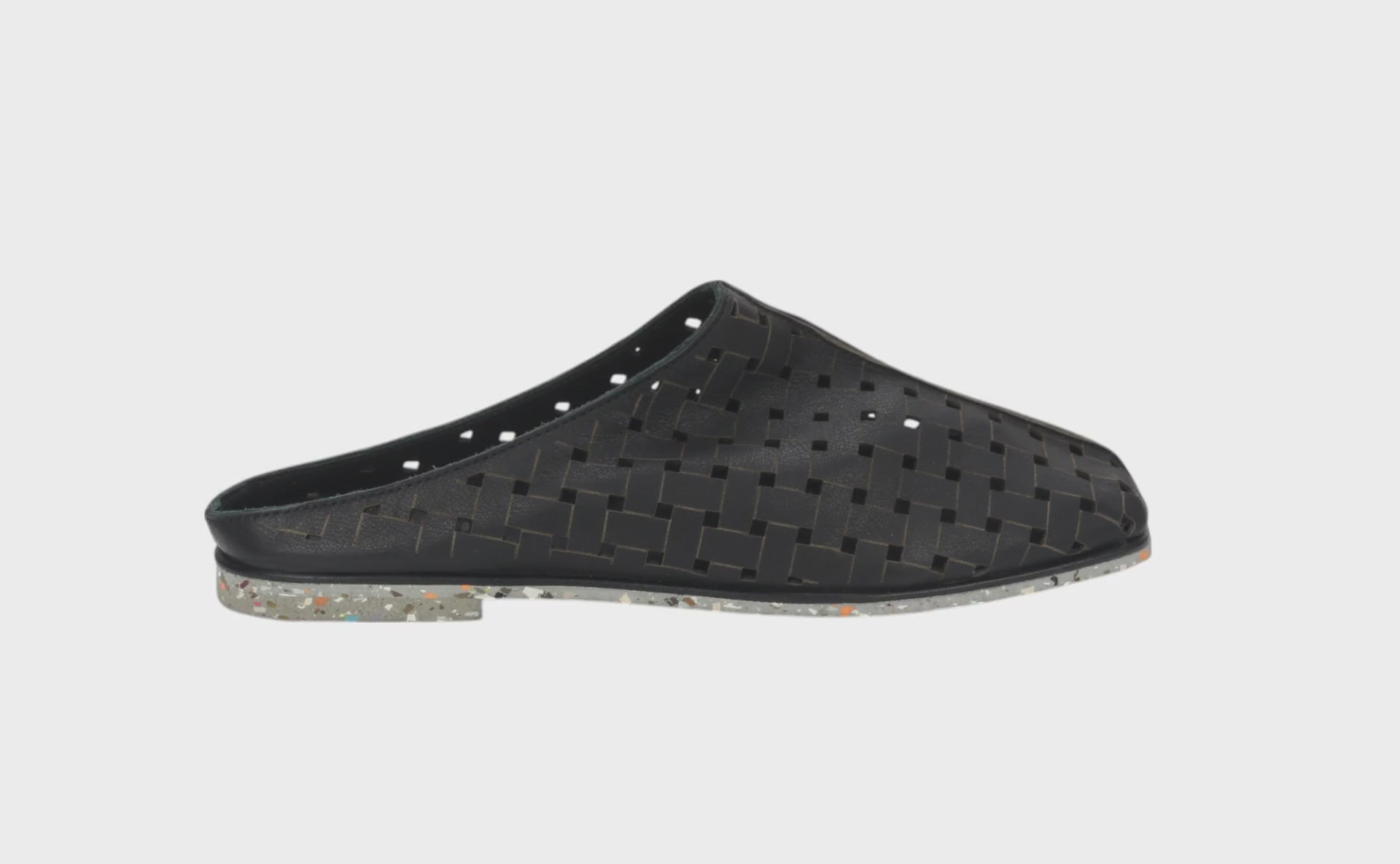 Bruno Menegatti Ipadma Mule Leather - Black