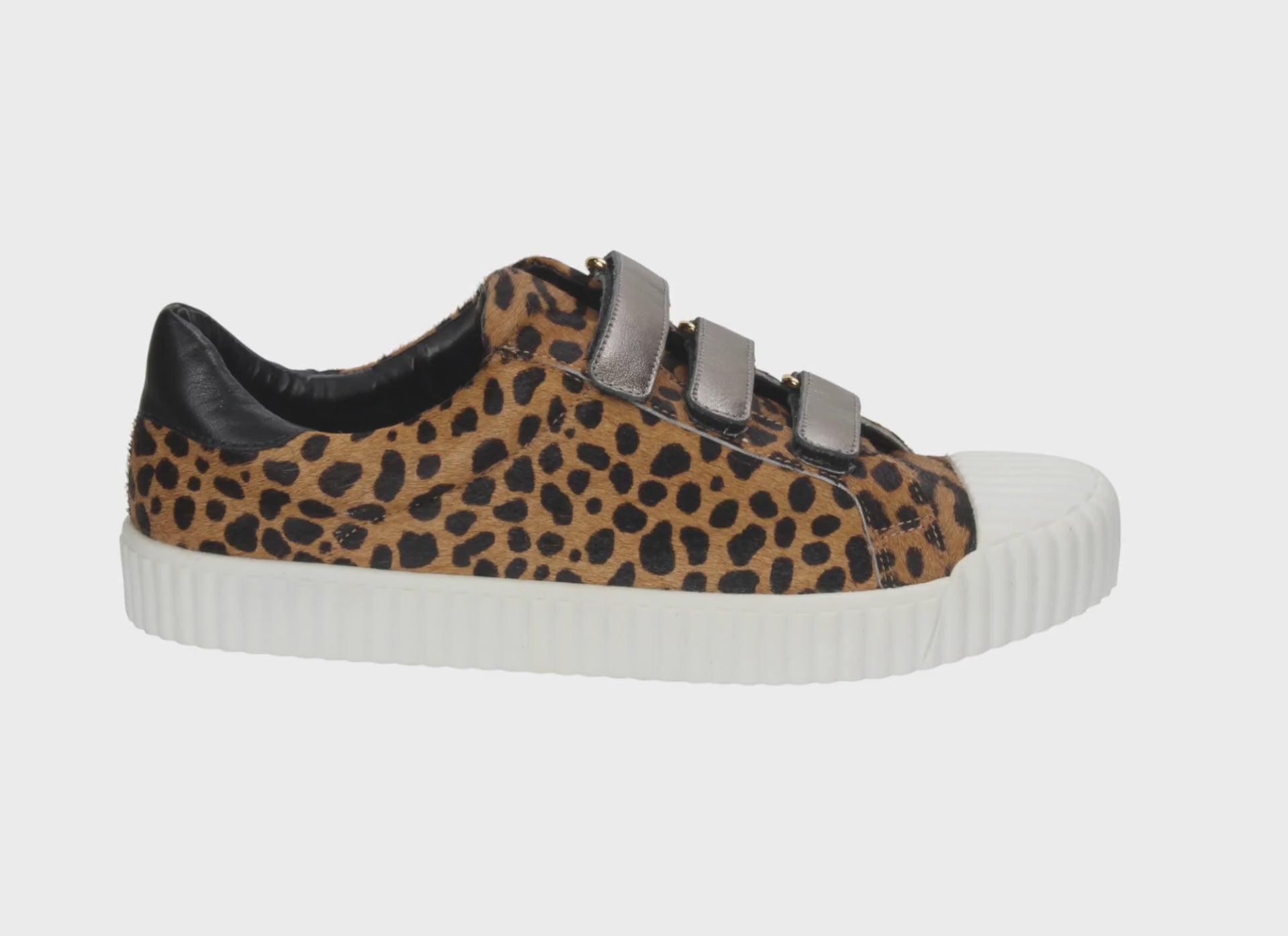 Carrano Calf Hair Cheetah Sneakers