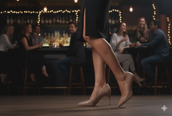 Carrano Beatriz Leather Pump- Taupe